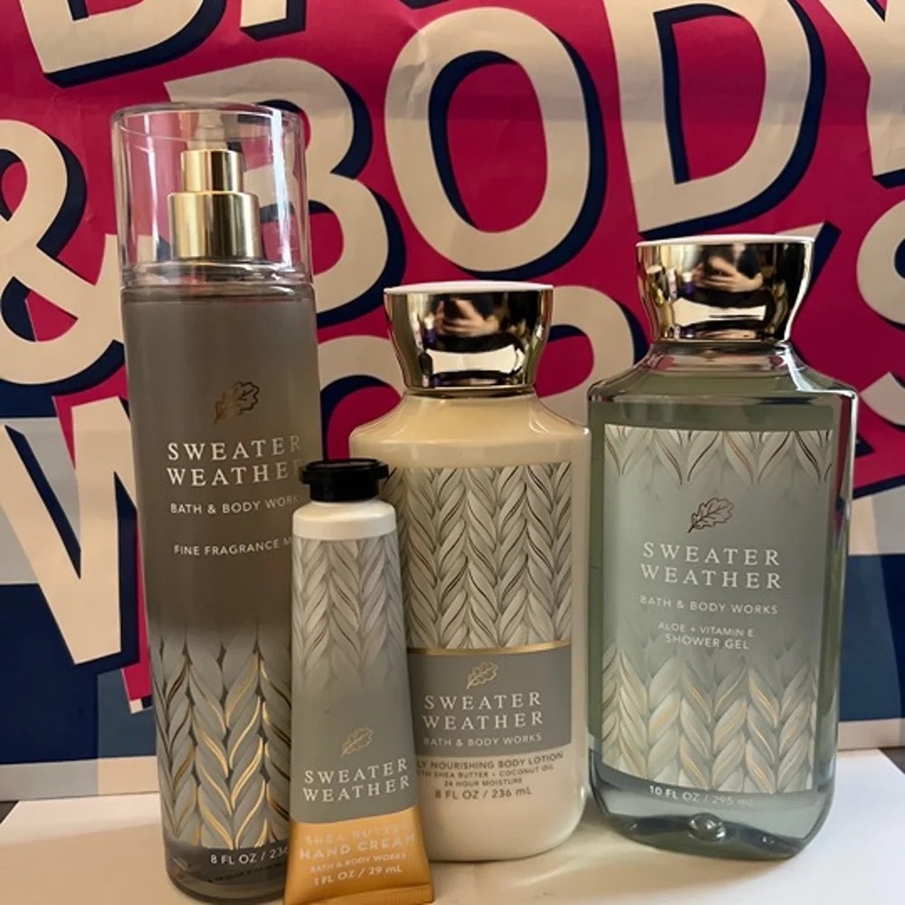 Brand new Bath & Body Works sweater weather set